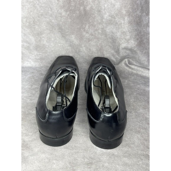 Stacy Adams Mens Hobart 24284-01 Size 12W Black Leather Oxford Dress Shoes main image 7